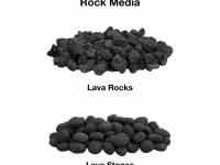 Lava Stones 1-2" Black 50#