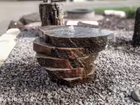 Cut Boulder Fountain, per layer