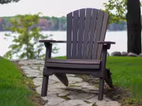 Adir Folding Chair Walnut/Black