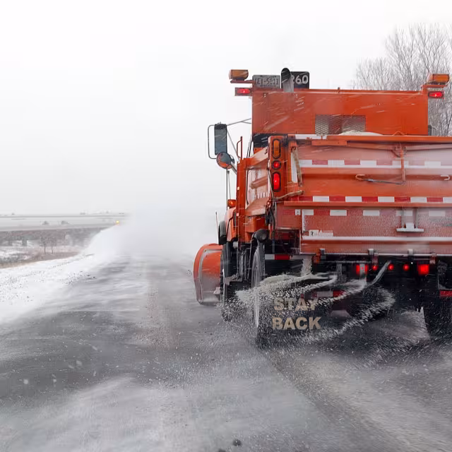 Winter Salt Truck