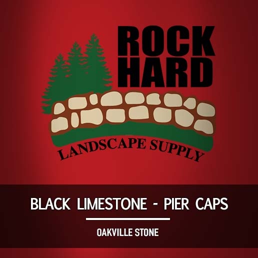 Black Limestone Pier Caps