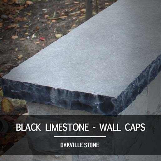 Black Limestone Wall Caps
