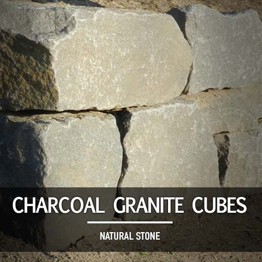 Charcoal Granite Cubes