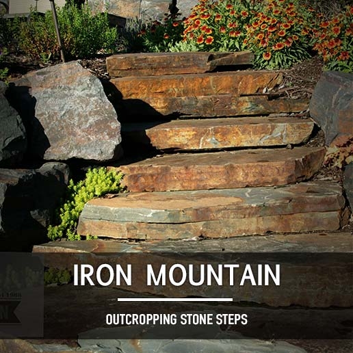 Iron Mountain Outcropping Steps