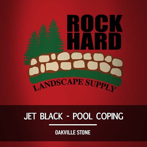 Jet Black Pool Coping